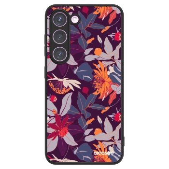 Picasee ULTIMATE CASE na Samsung Galaxy S23 5G - Purple Leaf