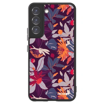 Picasee ULTIMATE CASE PowerShare pro Samsung Galaxy S22 5G - Purple Leaf