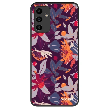 Etui na Samsung Galaxy A04s A047F - Purple Leaf