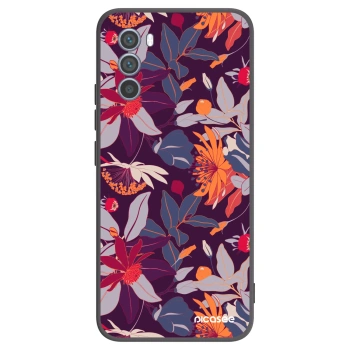 Etui na Motorola Moto G62 - Purple Leaf