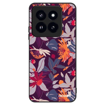 Etui na Xiaomi 14 Pro - Purple Leaf