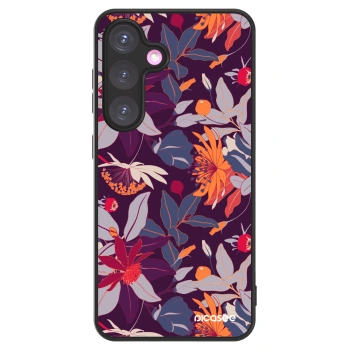 Picasee ULTIMATE CASE na Samsung Galaxy S24+ S926B 5G - Purple Leaf