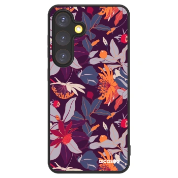 Picasee ULTIMATE CASE na Samsung Galaxy S24 S921B 5G - Purple Leaf