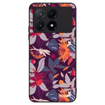 Etui na Xiaomi Poco X6 Pro - Purple Leaf