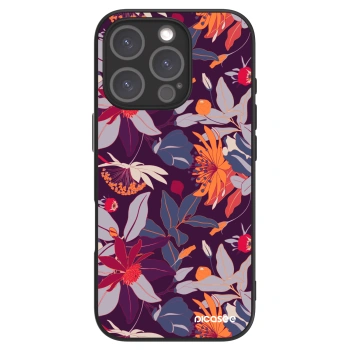 Etui na Apple iPhone 16 Pro - Purple Leaf