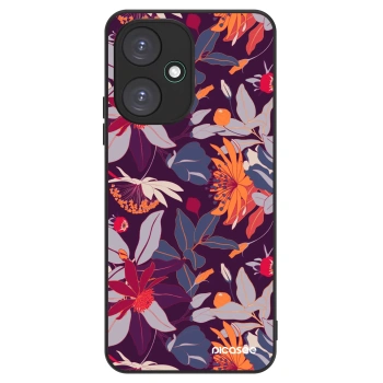 Etui na Xiaomi Redmi 13C 5G - Purple Leaf