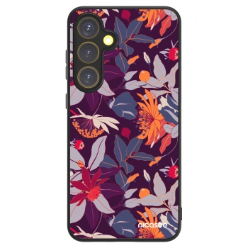 Picasee ULTIMATE CASE PowerShare pro Samsung Galaxy S24 FE S721B - Purple Leaf