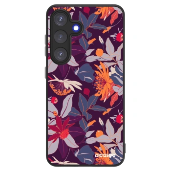 Picasee ULTIMATE CASE PowerShare pro Samsung Galaxy S25 5G - Purple Leaf