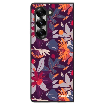 Etui na Samsung Galaxy Z Fold6 5G - Purple Leaf