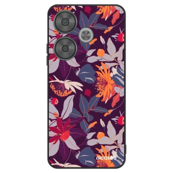 Etui na Xiaomi Poco F6 - Purple Leaf