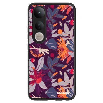 Etui na Vivo V50 Lite 5G - Purple Leaf