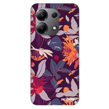 Picasee Fashion Case na Xiaomi Redmi Note 13 4G - Purple Leaf