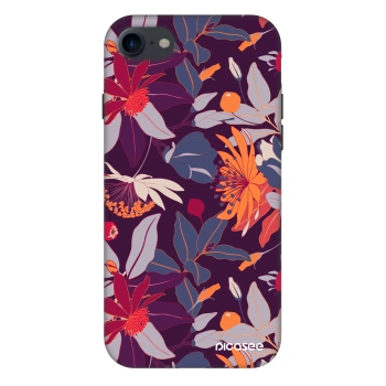 Etui na Apple iPhone 7 - Purple Leaf