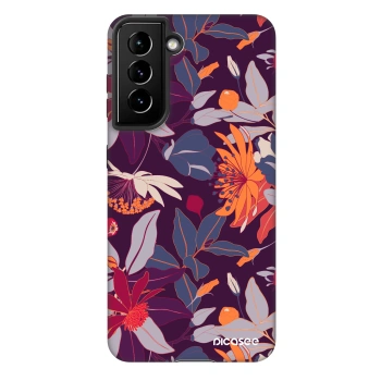 Etui na Samsung Galaxy S21 FE 5G - Purple Leaf