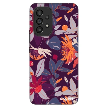 Etui na Samsung Galaxy A53 5G A536 - Purple Leaf