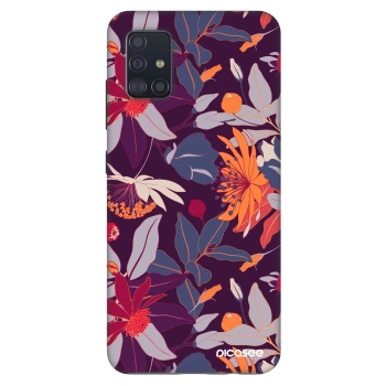Etui na Samsung Galaxy A51 A515F - Purple Leaf