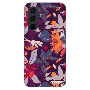 Etui na Samsung Galaxy A35 5G A356B - Purple Leaf