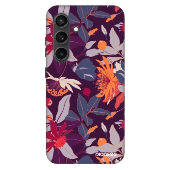 Etui na Samsung Galaxy S24 S921B 5G - Purple Leaf