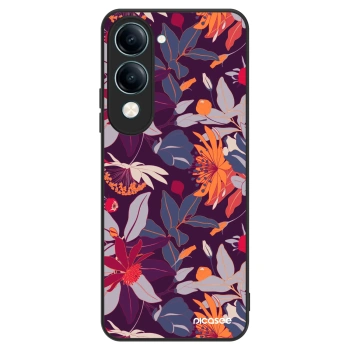 Etui na Vivo Y29s 5G - Purple Leaf