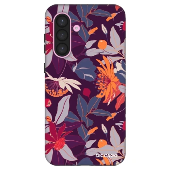 Etui na Samsung Galaxy A56 5G A566B - Purple Leaf
