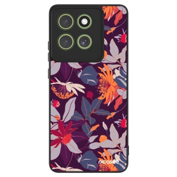 Etui na Motorola Moto G86 Power 5G - Purple Leaf