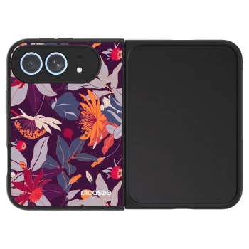 Etui na Apple iPhone Duo - Purple Leaf