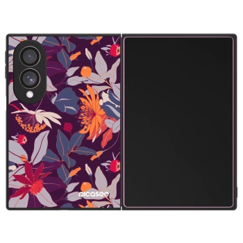 Etui na Samsung Galaxy Z Fold8 5G - Purple Leaf