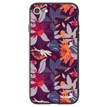 Picasee ULTIMATE CASE na Apple iPhone 7 - Purple Leaf
