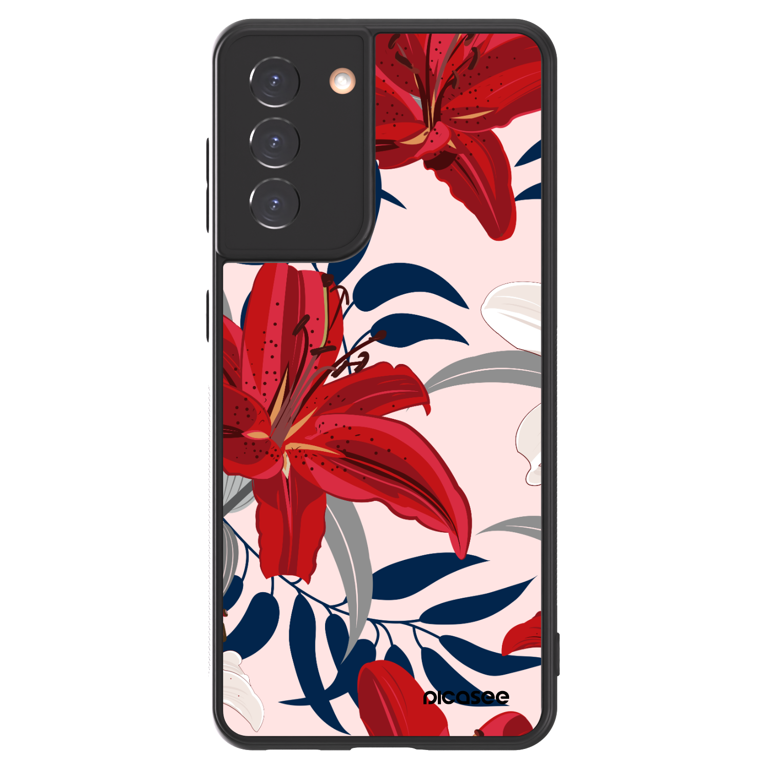 Picasee ULTIMATE CASE na Samsung Galaxy S21 5G G991B - Red Lily