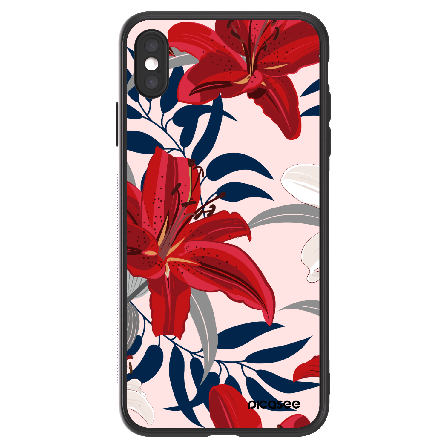 Picasee ULTIMATE CASE na Apple iPhone XS Max - Red Lily