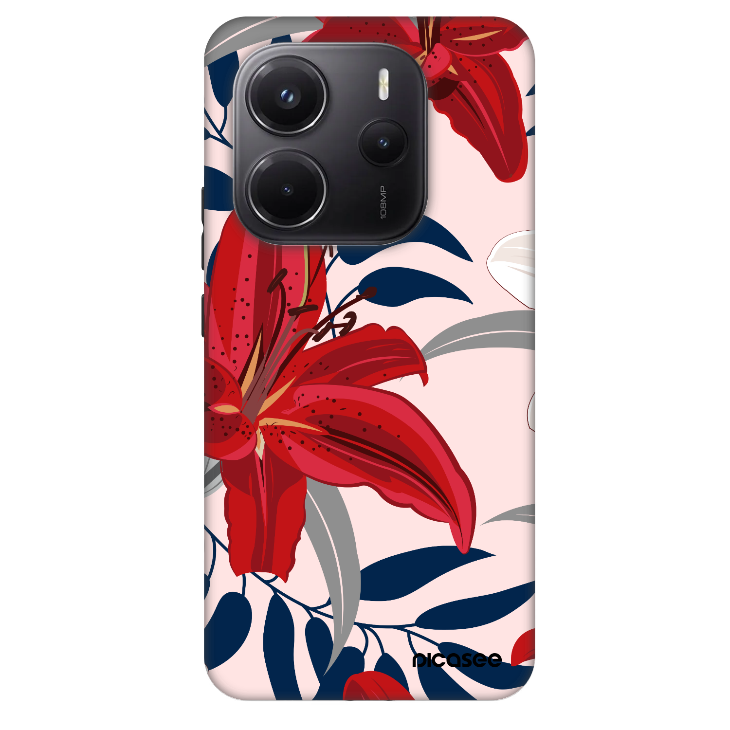 Picasee Fashion Case na Xiaomi Redmi Note 14 5G - Red Lily