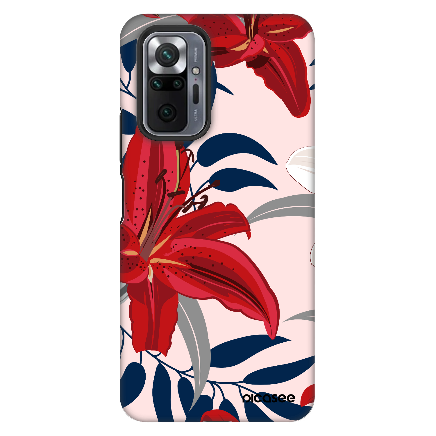 Picasee Fashion Case na Xiaomi Redmi Note 10 Pro - Red Lily