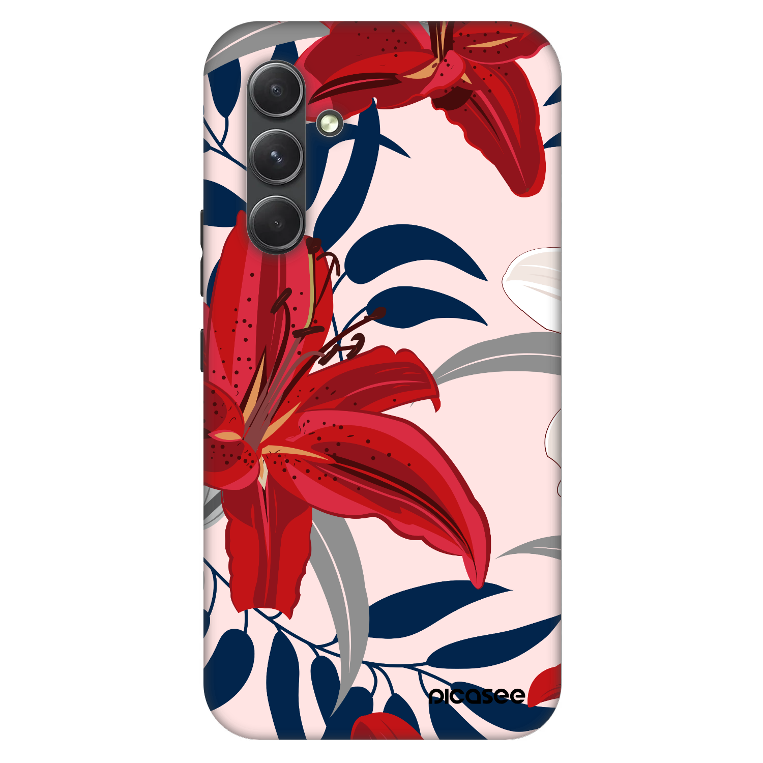 Picasee Fashion Case na Samsung Galaxy A54 5G A546B - Red Lily
