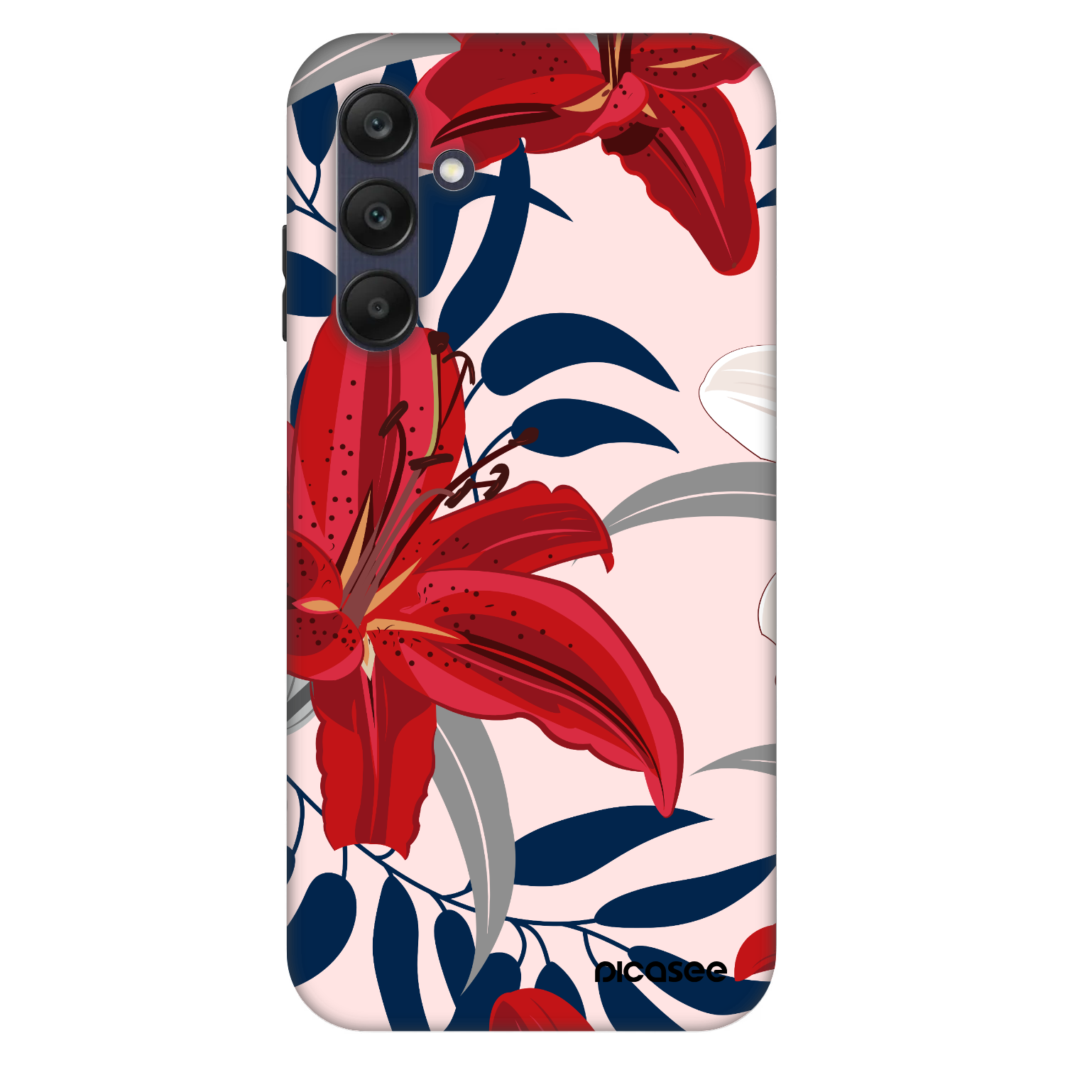 Picasee Fashion Case na Samsung Galaxy A25 A256B 5G - Red Lily