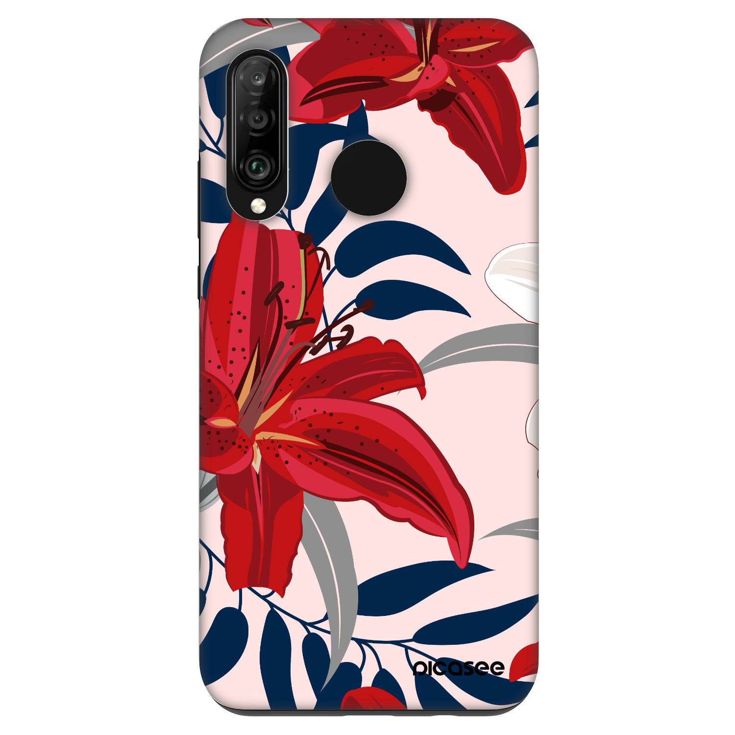 Picasee Fashion Case na Huawei P30 Lite - Red Lily