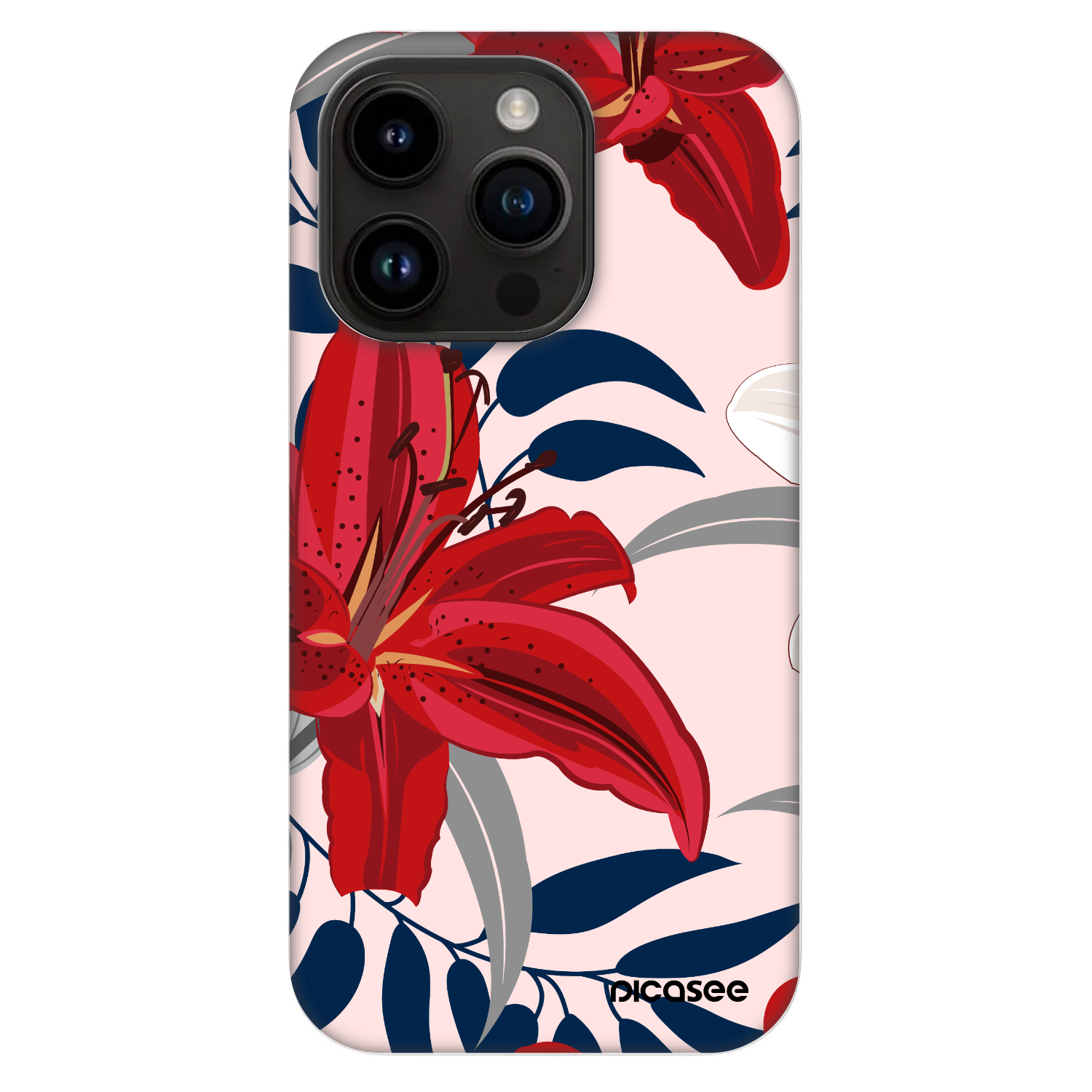 Picasee Fashion Case MagSafe na Apple iPhone 14 Pro - Red Lily