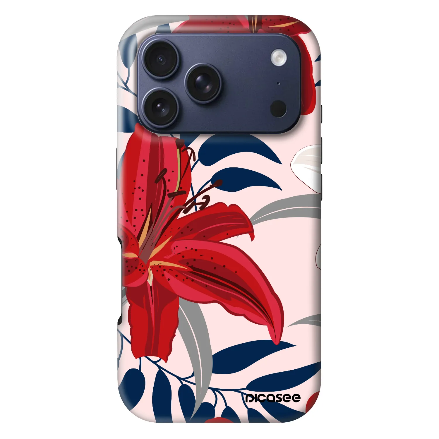 Picasee Fashion Case MagSafe na Apple iPhone 18 Pro - Red Lily