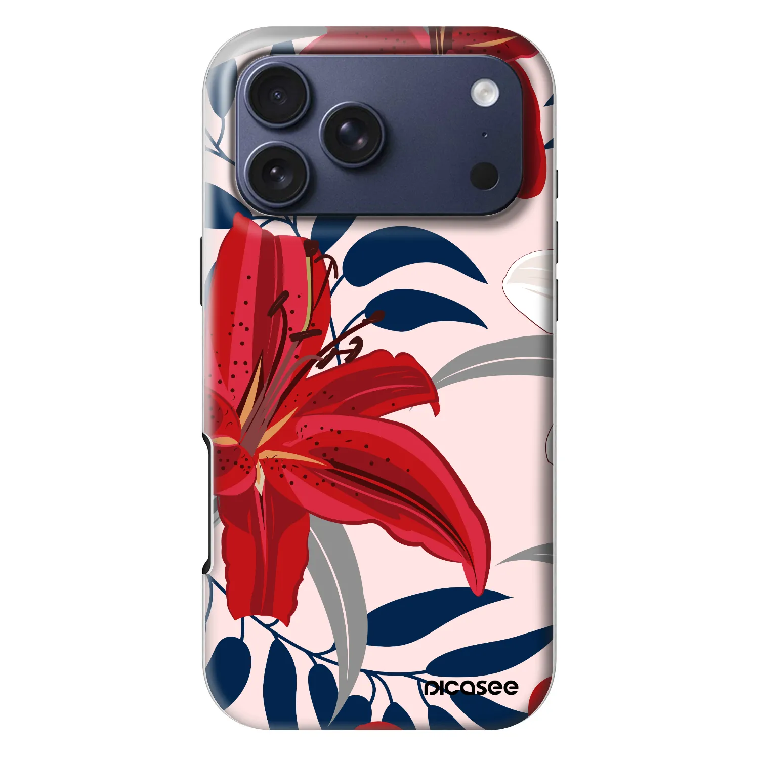 Picasee Fashion Case MagSafe na Apple iPhone 18 Pro Max - Red Lily