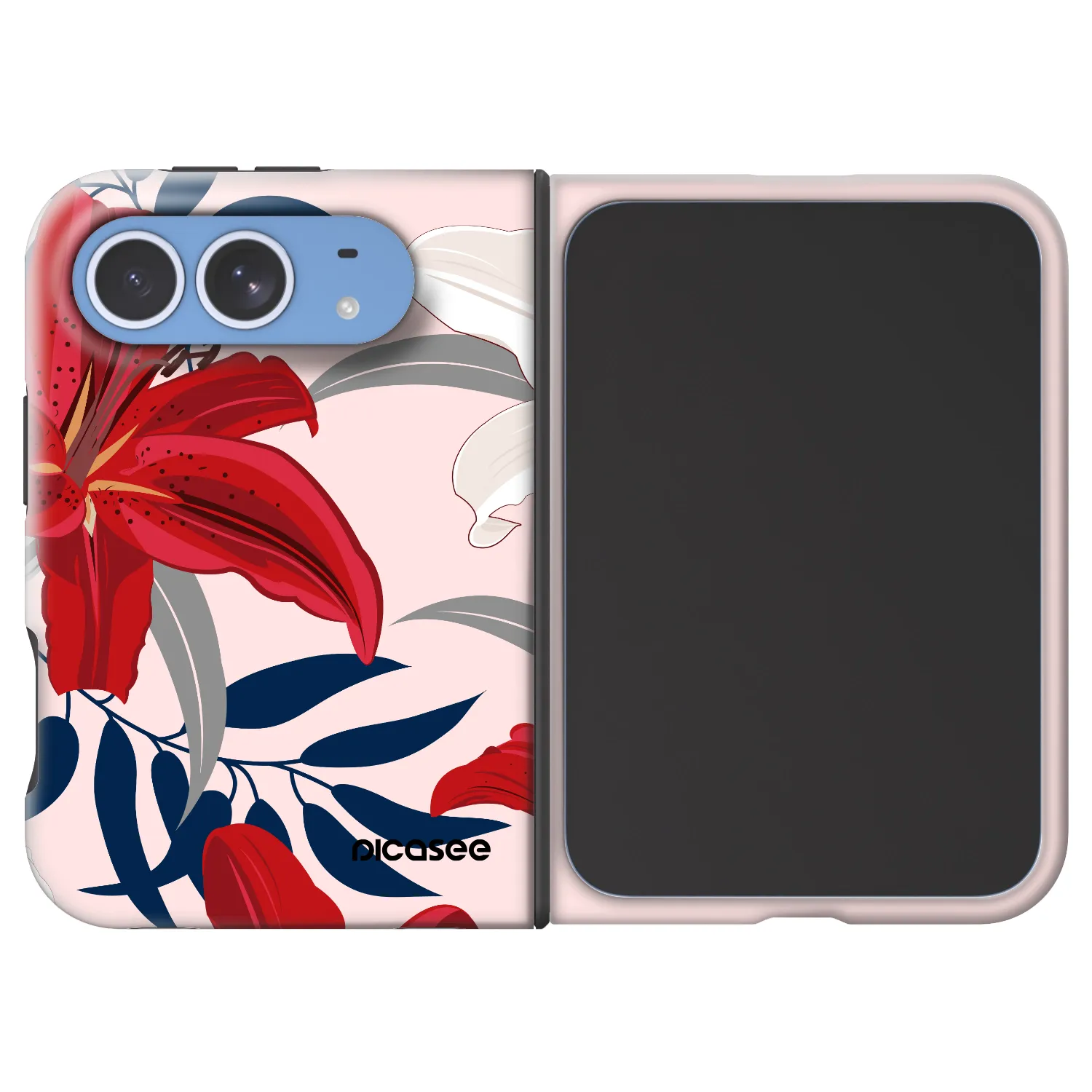 Picasee Fashion Case MagSafe na Apple iPhone Duo - Red Lily