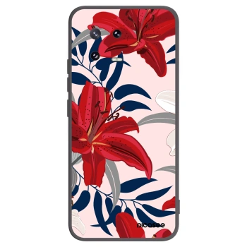 Picasee silikonowe czarne etui na Xiaomi 13 Pro - Red Lily
