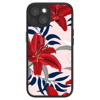 Etui na Apple iPhone 15 - Red Lily