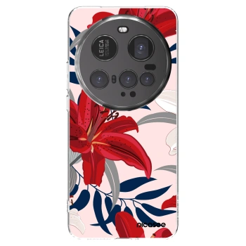 Picasee silikonowe przeźroczyste etui na Xiaomi 15 Ultra - Red Lily