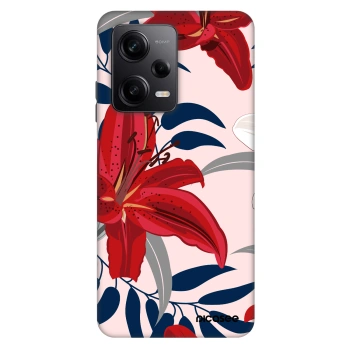 Etui na Xiaomi Redmi Note 12 Pro+ 5G - Red Lily