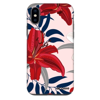 Etui na Apple iPhone X/XS - Red Lily