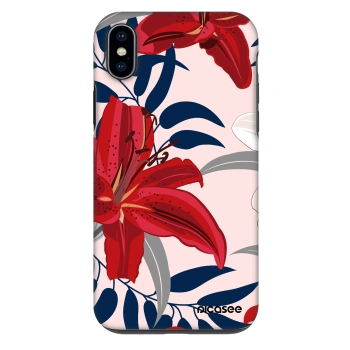 Etui na Apple iPhone XS Max - Red Lily