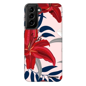 Etui na Samsung Galaxy S22 5G - Red Lily