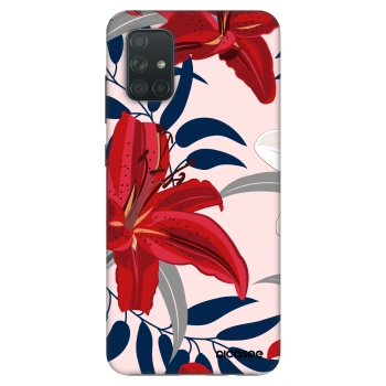 Etui na Samsung Galaxy A71 A715F - Red Lily