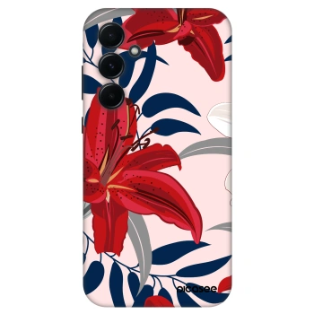 Etui na Samsung Galaxy A55 5G A556B - Red Lily