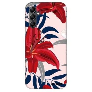Etui na Samsung Galaxy A14 4G A145R - Red Lily