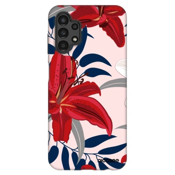 Etui na Samsung Galaxy A13 4G A135 - Red Lily